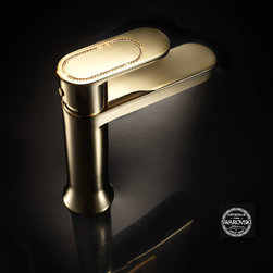 Chik Diamond bathroom sink faucet. Gold - Products