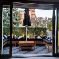 Outdoorn U-Shape wooden bench - Products