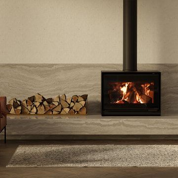 TFS850 Freestanding Wood Fireplace