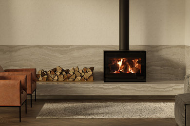 TFS850 Freestanding Wood Fireplace