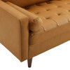 Valour Leather Sofa, Tan