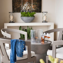 Sculpted Steel Coffee Tables - Coffee And Accent Tables