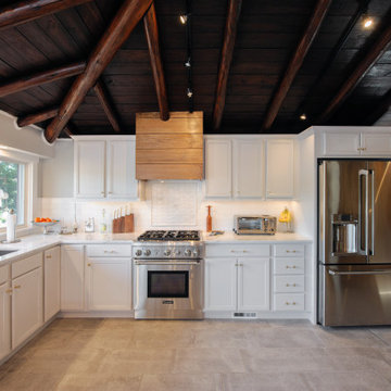 Rustic Traditional White Kitchen