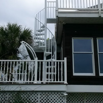 Spiral Stairs- Hamilton Residence-Casey Key -Florida