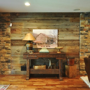 Western themed basement