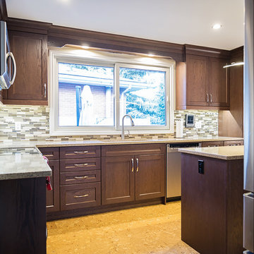 Transitional Kitchen Remodel in Calgary, Alberta