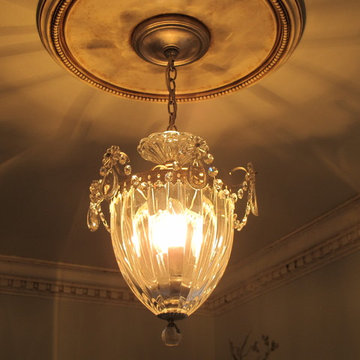 Liberty NC powder room farm house bath room