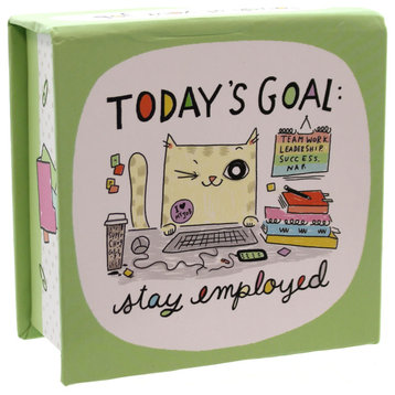 Home & Garden TODAY'S GOAL MEMO PADS Paper Laugh At Work Office 4048948
