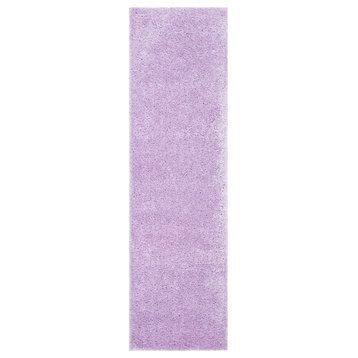Safavieh August Shag Collection AUG900 Rug, Lilac, 2'3"x8'