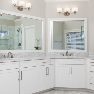 ELEGANT MARBLE MASTER BATHROOM