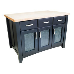 Modern Black Pre-Made Kitchen Islands - Products