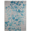 Blue Ivy Contemporary Floral Area Rug, 5'x7'