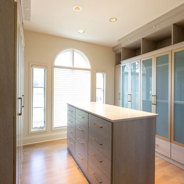 Modern Lux Primary Bathroom and Closet Remodel Leawood, KS