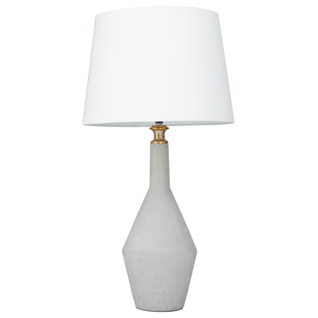 Modern Gray Cement Table Lamp 562010