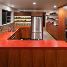 mid-century kitchen