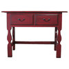Painted Red Desk