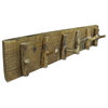 vidaXL Coat Rack Coat Hook for Towel Hat Hook Rack Rail Solid Reclaimed Wood