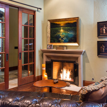 Library Fireplace