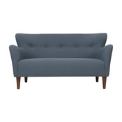 Peggy Wingback 2-Seater Sofa, Dark Blue