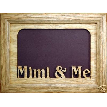 Mimi and Me Oak Picture Frame Oak Matte, 5"x7"