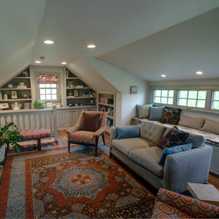 Inspiration for a timeless home theater remodel in Columbus