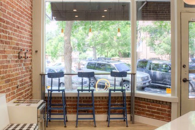 Entryway - contemporary entryway idea in Denver