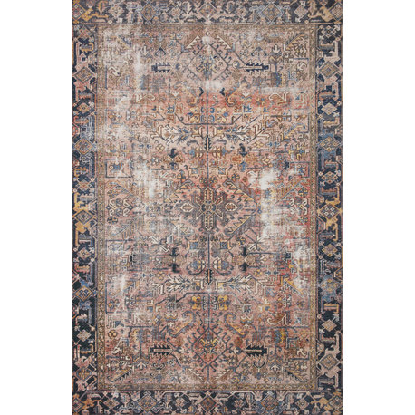 Chris Loves Julia x Loloi Jules Terracotta/Multi 9'-6" x 14' Area Rug