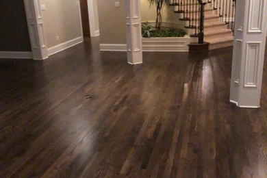 Wood Floor add on and lace in ebony w/Satin