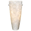 Milano Wall Sconce Champagne Shell Glass