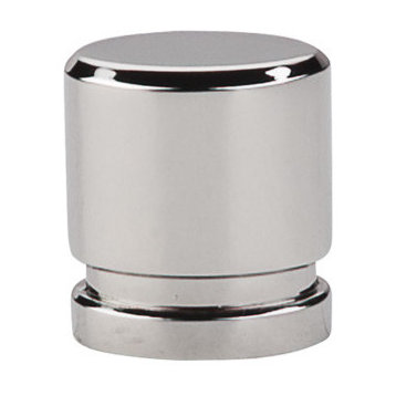 Small Oval Knob 1" - Polished Nickel