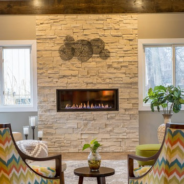 Bold and Bright Sunroom