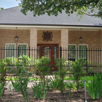 Install Wrought Iron Fence and Gate