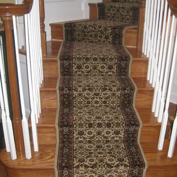 Stair Runner Installation in Baltimore, Maryland