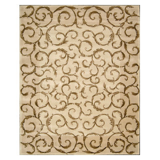 Nourison Versailles Palace VP43 Ivory Rug, 6' Octagon - Traditional ...