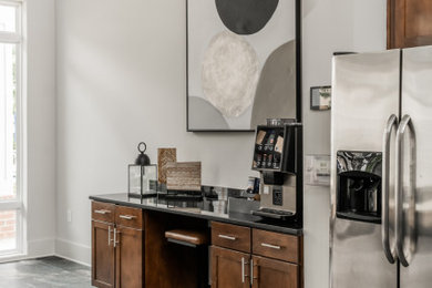 Inspiration for a modern home design remodel in Charlotte