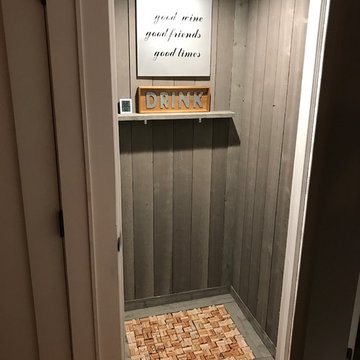Water Heater Closet Conversion (to a Mini Wine Cellar)