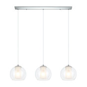Chrome Bolsano 3-Light Multi Light Pendant