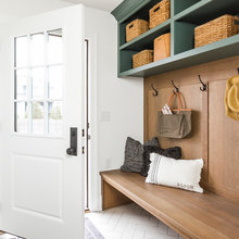 Garage entryway tile