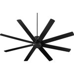 QUORUM INTERNATIONAL - QUORUM INTERNATIONAL 96728-69 Proxima Ceiling Fan, Noir - QUORUM INTERNATIONAL 96728-69 Proxima Ceiling Fan, NoirSeries: ProximaProduct Style: Soft ContemporaryFinish: NoirFan Wattage: 33/19/12/7/4/3RPM: 84/73/63/53/43/33Motor Size: DC-165LMotor Poles: 6Motor Lead Wire: 80Number of Blades: 8Sweep: 72Blade Side A Color: Matte BlackBlade Side B Color: Matte BlackDownrod Length1(in): 4Downrod Length2(in): 6Overall Fan Height(in): 17.5Ceiling to Lower Edge of Blade(in): 14.5UL Type: Dry