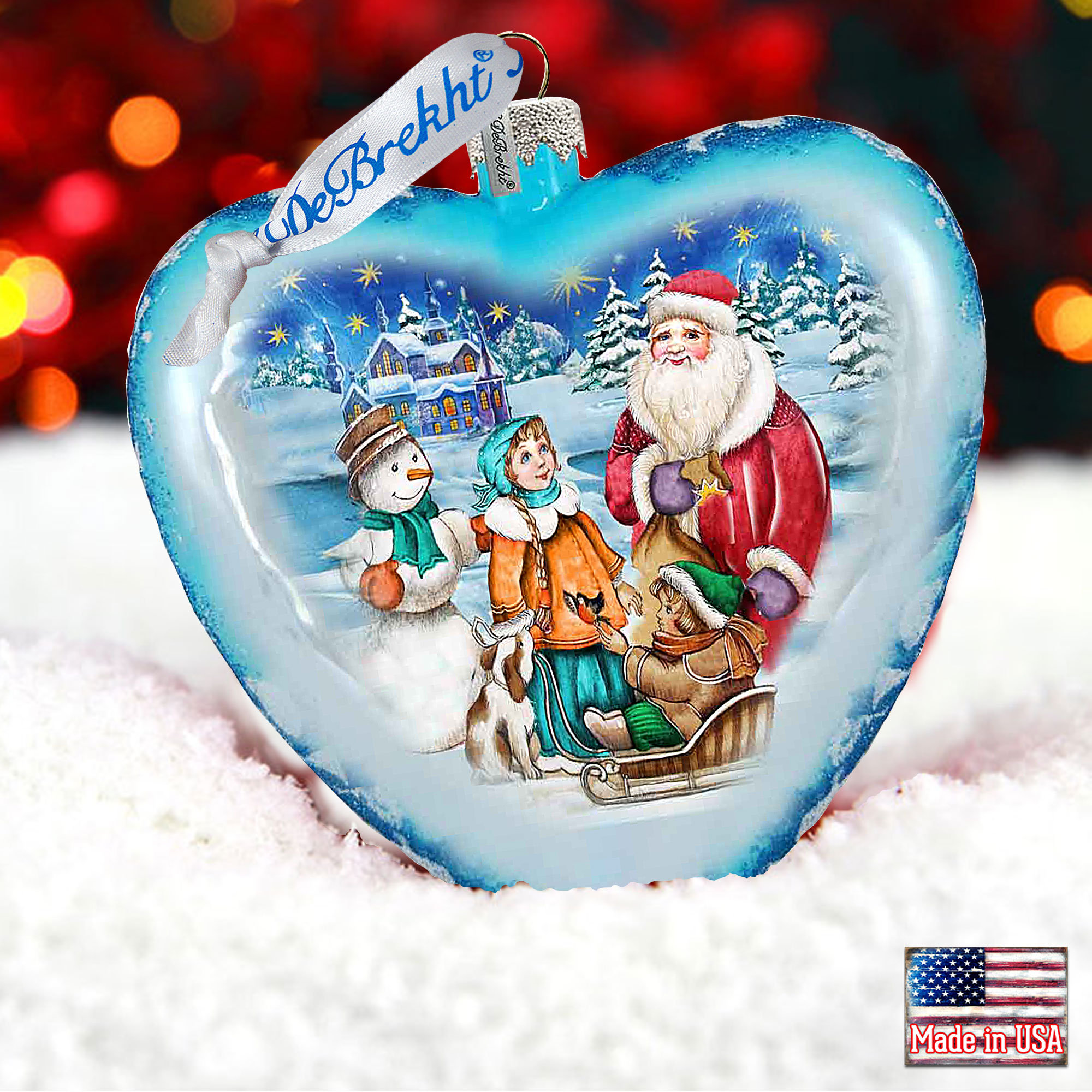 Hand Painted Scenic Glass Ornament Limited Edition Trip - Traditional ...