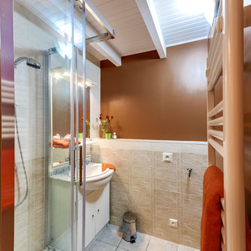 Salle d'eau de l'appartement, rénovation à Argelès sur mer 66