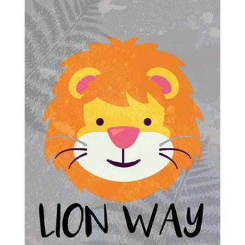 "Lion Way" Poster Print by Kimberly Allen, 8"x10"