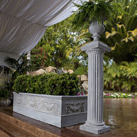 Doric Column, Limestone, 13x13x95