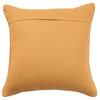 Jaipur Living Nufisa Tribal Yellow/ White Throw Pillow, Polyester Fill