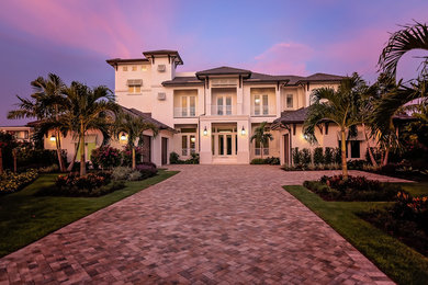 Photo of a mediterranean exterior in Miami.