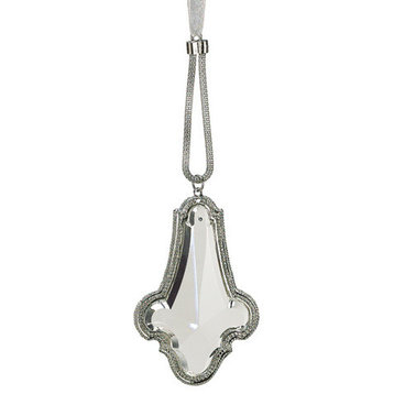 Classy and Classic Crystal Pendant Drop Christmas Ornament, 8"