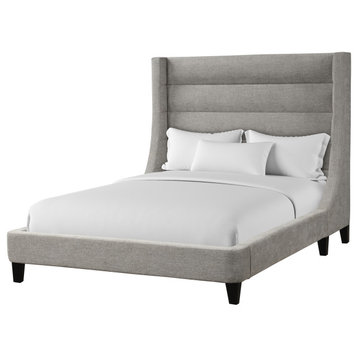 Parker Living Sleep Jacob Luxe Bed, Luxe Light Grey, King