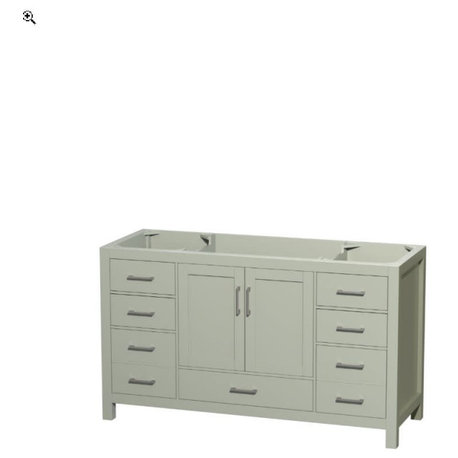 Wyndham Collection WCS141460SSXXMXX Sheffield 60" Single - Light Green /