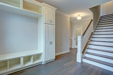 Example of a transitional entryway design in Other