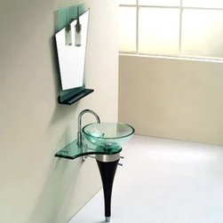 Glass Bathroom Vanities - Bathroom Vanities And Sink Consoles